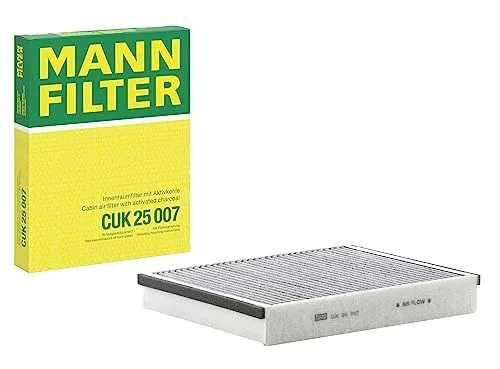 The CABIN FILTER - FORD KUGA & VOLVO WACF0211, interchangeable with Ryco RCA303P, is a MANN cabin air filter that comes in a box and features activated charcoal.