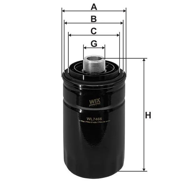 WL7466 WIX OIL FILTER