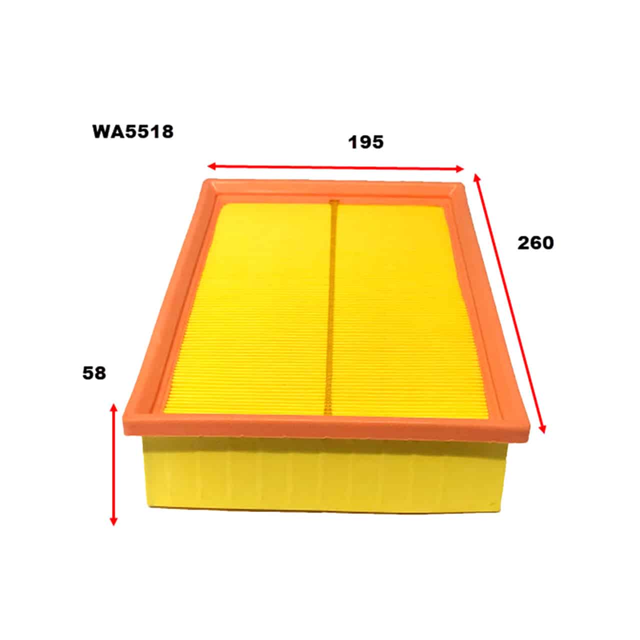 WA5518 Wesfil Air Filter