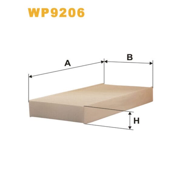 WIX CABIN FILTER WP9206