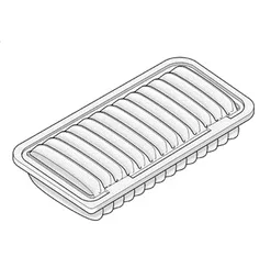 DAIHATSU TERIOS AIR FILTER J102 (17801-87402)