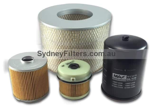 HINO DUTRO FILTER KIT to suit XZU304R, XZU306R, XZU307R, XZU308R, XZU347R (414/614 300 SERIES)