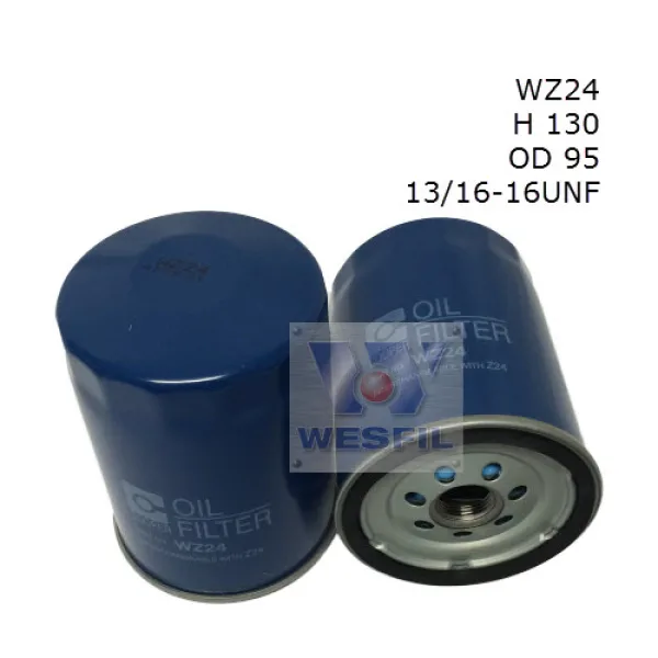 WZ24 OIL FILTER (interchangeable with Ryco Z24)