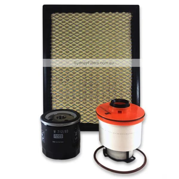 TOYOTA HILUX & FORTUNER 2.4L & 2.8L TURBO DIESEL AIR OIL FUEL FILTER KIT 2015->ON