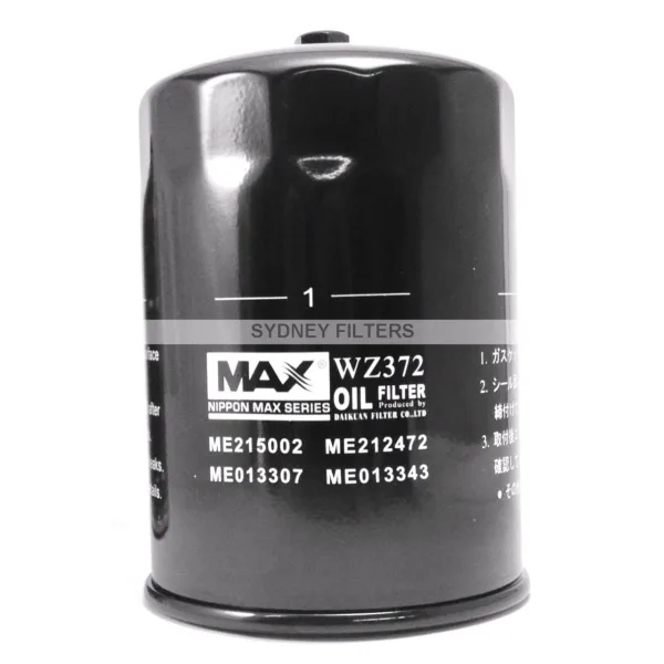 MITSUBISHI OIL FILTER WZ372NM | NIPPON MAX MO513, MO307 (Interchangeable with Ryco Z372)