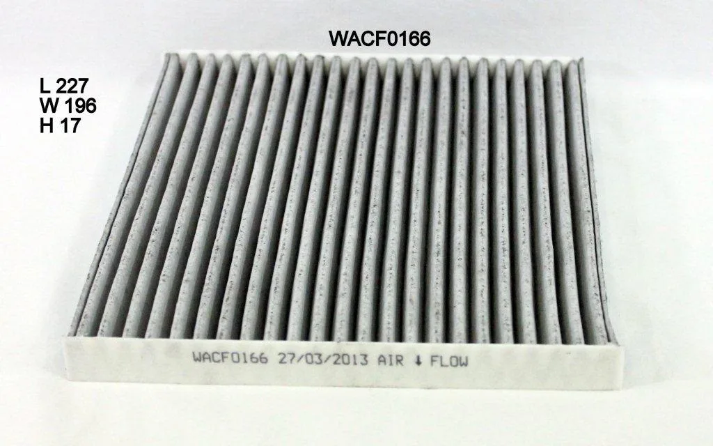 CABIN/POLLEN FILTER | SSANGYONG KORANDO (WACF0166, 6811634000, RCA310P, CA89990)