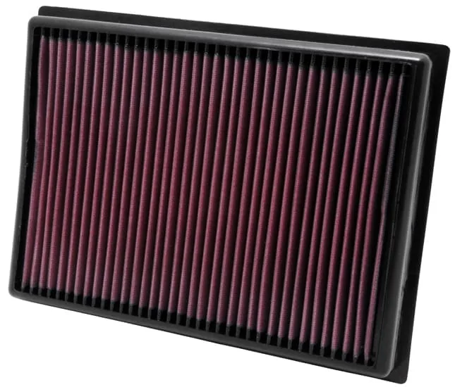K&N 33-2438 HIGH FLOW AIR FILTER - TOYOTA FJ CRUISER & PRADO (WA5195 Interchangeable with 17801-38050, A1812)