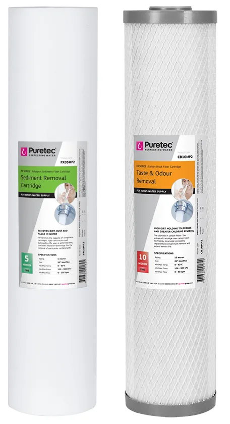 PX05MP2 (sediment) and CB10MP2 (taste and odour)