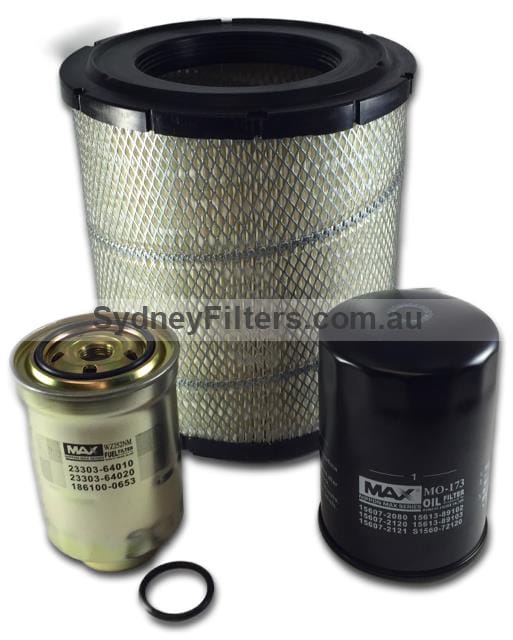 HINO DUTRO FILTER KIT for XZU402, XZU411, XZU412 (1999->2003) & TOYOTA DYNA XZU400