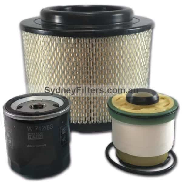 TOYOTA HILUX 3.0L TURBO DIESEL AIR OIL FUEL FILTER KIT 2014 2015 2016