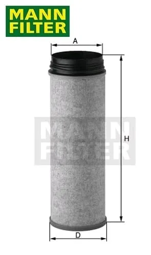 VOLVO INNER AIR FILTER CF2000/1, 1665937-7, 3162323, 1665937, 1674100, 21041297