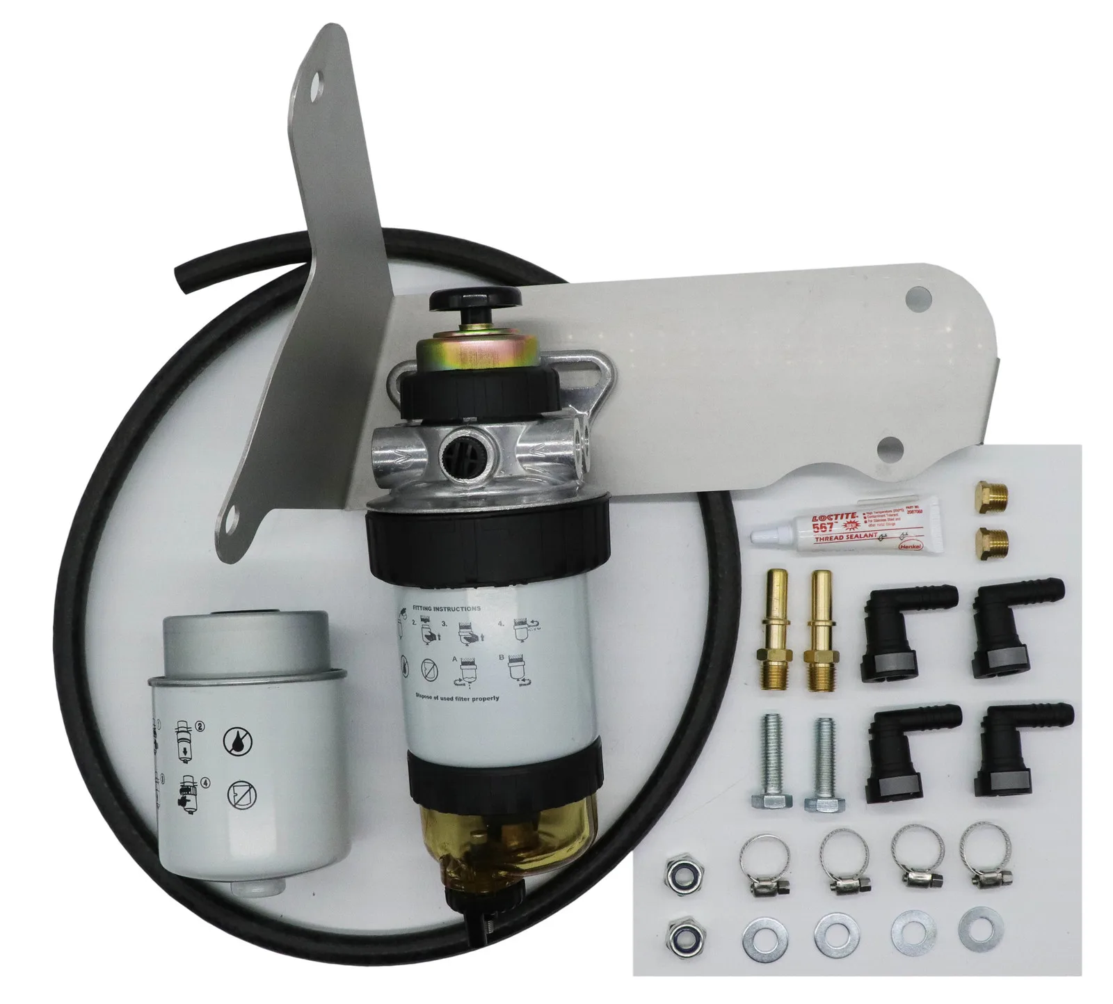 FILTER GUARD FUEL FILTER KIT FG1002 FG-1002 (FM621DPK)