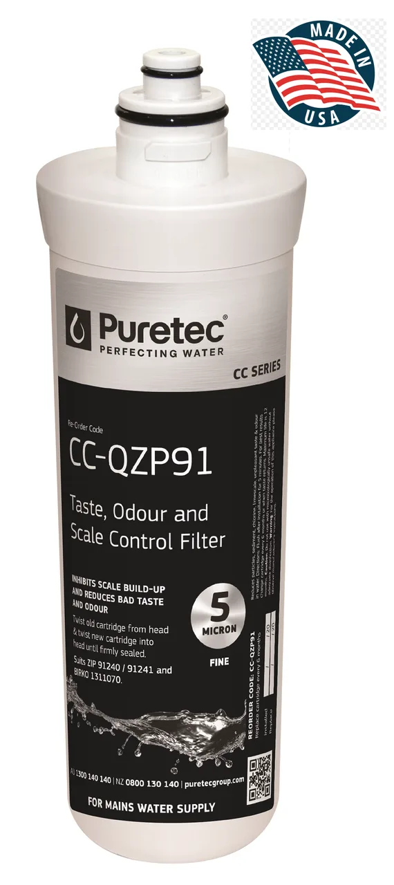 ZIP WATER FILTER CCQZP91 replaces 91240, 91241
