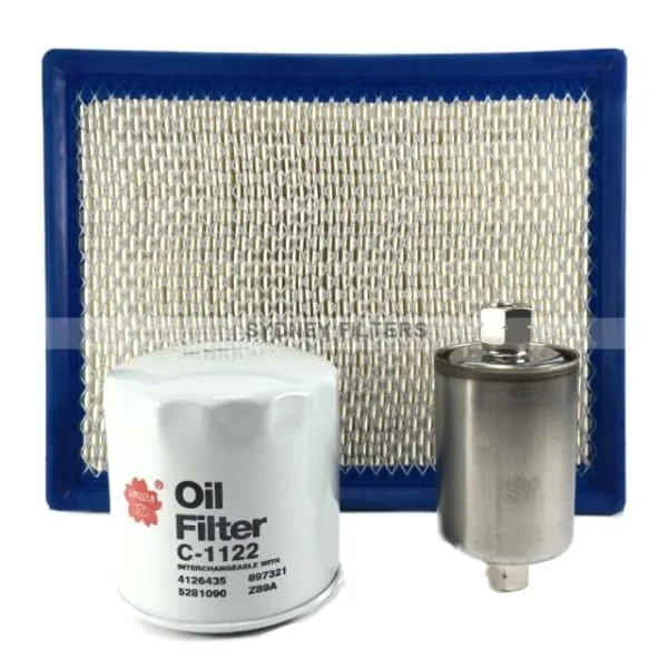 FORD FALCON AU AIR OIL FUEL FILTER KIT | Suits 5.0L V8 WITH oil cooler