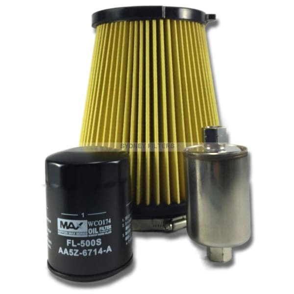 FORD FALCON FG 5.0L V8 BOSS 10/10->on AIR OIL FUEL FILTER KIT