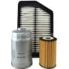 HYUNDAI i40 1.7L CRDi TURBO DIESEL AIR OIL FUEL FILTER KIT