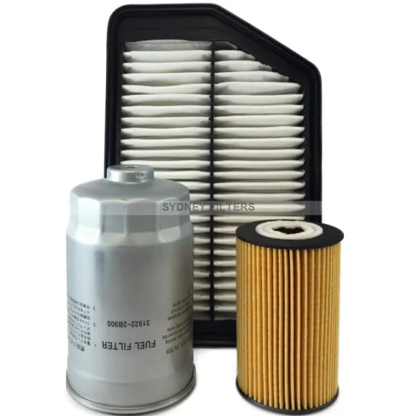 HYUNDAI i40 1.7L CRDi TURBO DIESEL AIR OIL FUEL FILTER KIT