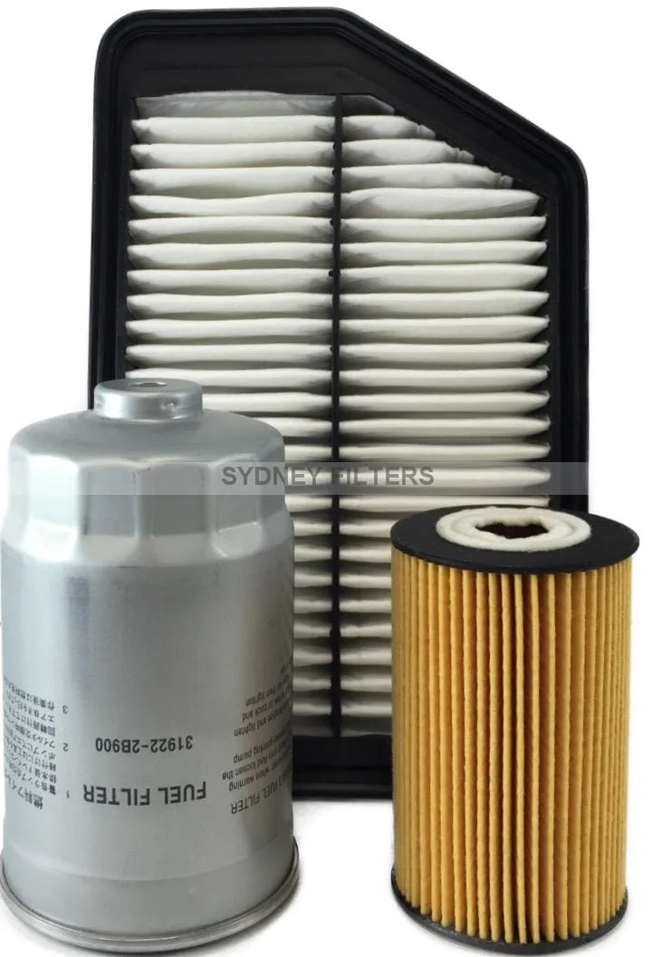 HYUNDAI i40 1.7L CRDi TURBO DIESEL AIR OIL FUEL FILTER KIT