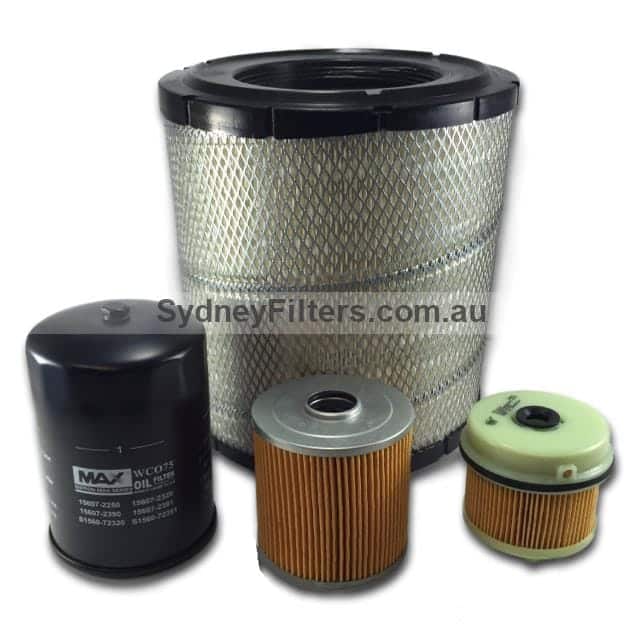 HINO DUTRO FILTER KIT to suit XZU407R, XZU417R, XZU427R, XZU437R, XKU418R (616/716/816/916)