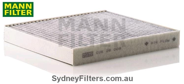 CABIN FILTER VOLKSWAGEN GOLF cuk26009, cu26009, 5Q0819653, RCA270C, CAC-31110