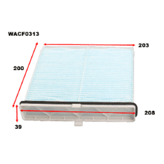 WACF0313 CABIN FILTER MAZDA CX-30  (CA17210, BDGF61J6X)