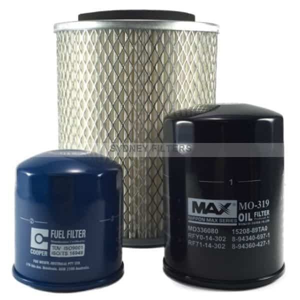 HOLDEN JACKAROO 3.1L TURBO DIESEL 4JG2 AIR OIL FUEL FILTER KIT 1992->1998