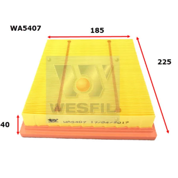LDV AIR FILTER G10 2.4L [WA5407, FA89140, C00050503 ]