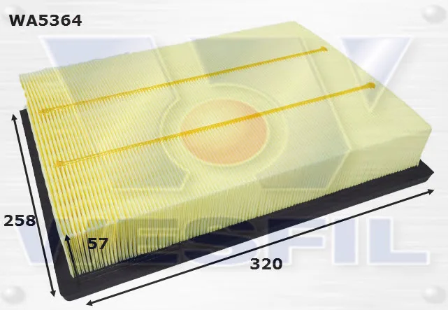 WA5364 A1876 TOYOTA HILUX 2015 AIR FILTER