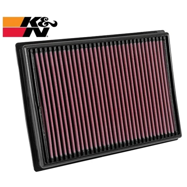 K&N 33-3045 HIGH FLOW AIR FILTER to suit TOYOTA 2015 (interchangeable with 178010L040, WA5364, A1876)